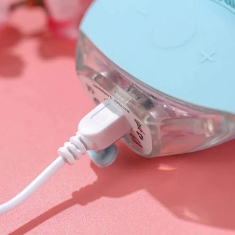 USB Очищающая щетка для лица Вибрационный очиститель для лица силиконовая глубокая кисточка для чистки пор Электрический массаж мягкий уход за кожей лица