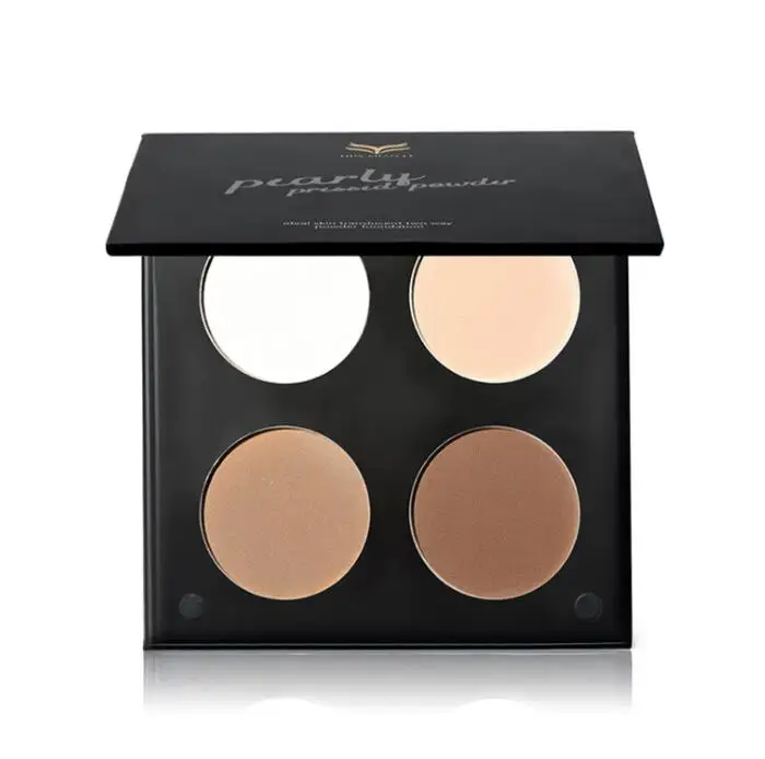 4 цвета консилер палитра косметический крем для лица блеск хайлайтер контур