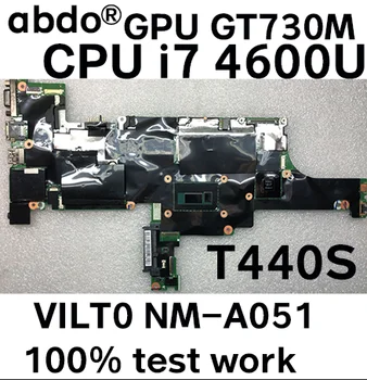 

for Lenovo Thinkpad T440S notebook motherboard VILT0 NM-A051 CPU i7 4600U GPU GT730M 100% test work FRU 04X3977 04X3975 04X3983