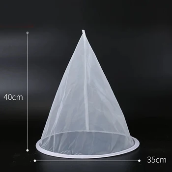 

3 Pcs Honey Flow Filter Mesh Nylon Cone-shape Beekeeping Strainer Fiber Bee Net Purifier Beekeeper Beehive Tools Equipment