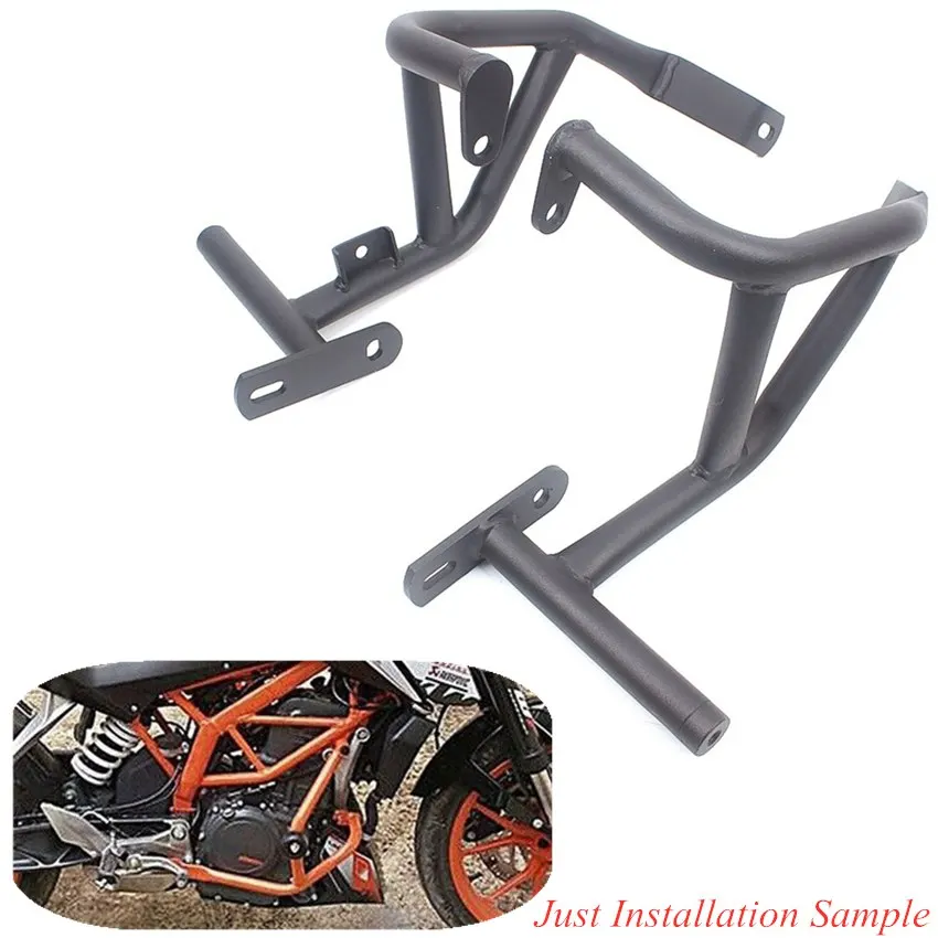 

For KTM 390 duke 2018-2019 Steel Highway Engine Crash Bars Guards Bumper Protection Black