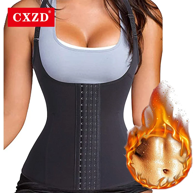 

CXZD Waist Trainer Sweat Postpartum Sexy Bustiers Corsage Control Belly Modeling Strap Corsets Fat Burning Shapewear Underwear