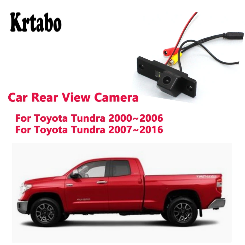 Krtabo hd Автомобильная камера заднего вида для Toyota Tundra(2000-) водонепроницаемая автомобильная парковочная камера ночного видения