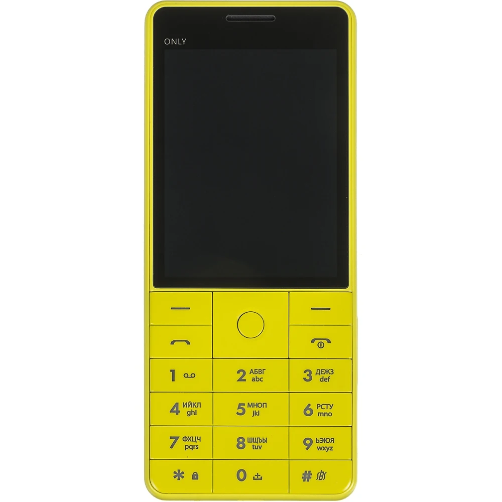 Мобильный телефон BQ Only 2815 32Mb желтый 2Sim 2.8" IPS 240x320