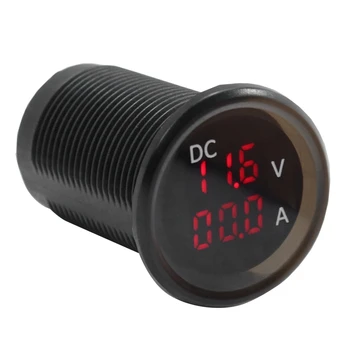 

Car 2 in 1 LED Digital Voltmeter Ammeter for Car Motorcycle RV Marine Boat Battery Monitoring Meter