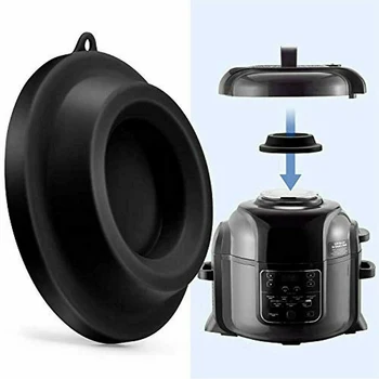 

Silicone Lid Stand Space Saving Hanging Hole Pressure Cooker For Ninja Foodi pressure cooker air fryer