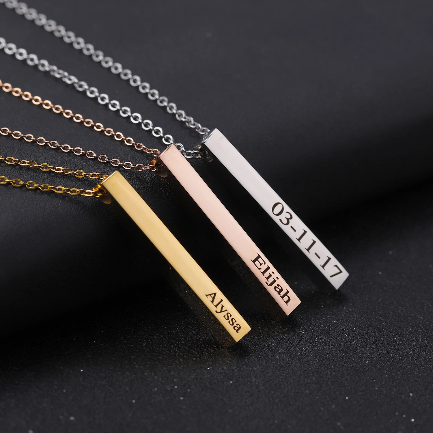 Details about   Men's Unique 262 Initial Letter Customized Name Pendant in 14k Rose Gold Plated 