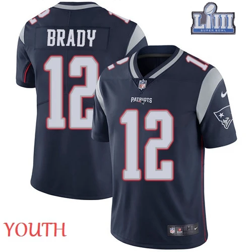 YOUTH Молодежные Дети Новая Англия Rob Gronkowski Патриоты Super Bowl LIII Bound Rush jersey - Цвет: YOUTH