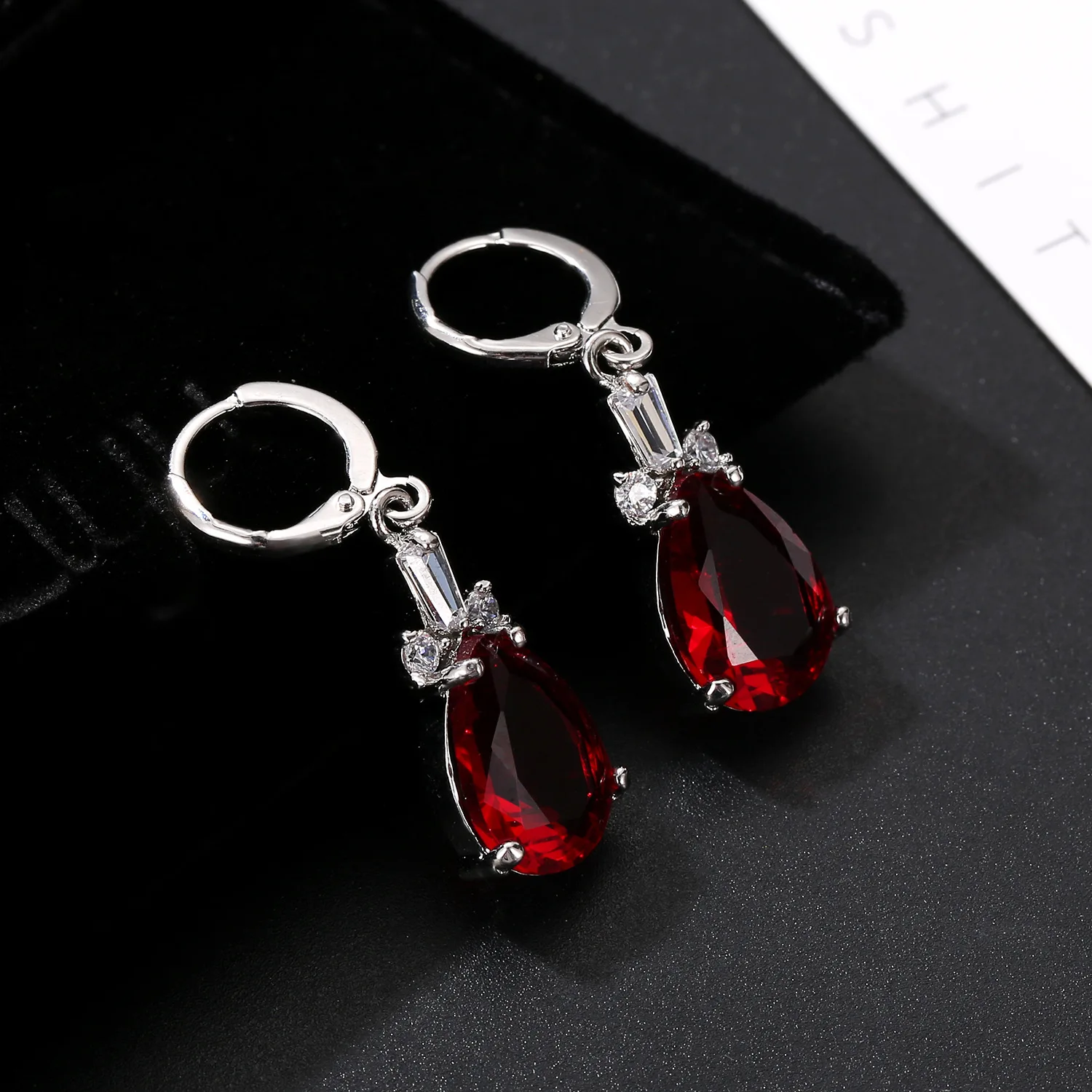 Круглые серьги, модные серьги из циркона, новые модные серьги в форме капли,, прямые поставки