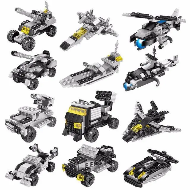 

Children'S Educational Inserted Building Blocks xing qi Small Particles Thunder Battle 6 One Boy Toy
