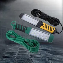 Портативный светодиодный фонарь для аварийной безопасности рабочий светильник ручной 80 светодиодный лампы флэш-светильник, футболка с принтом "автомобиль" инспекции ремонтная горелка 220V с одной главной балкой с крючком