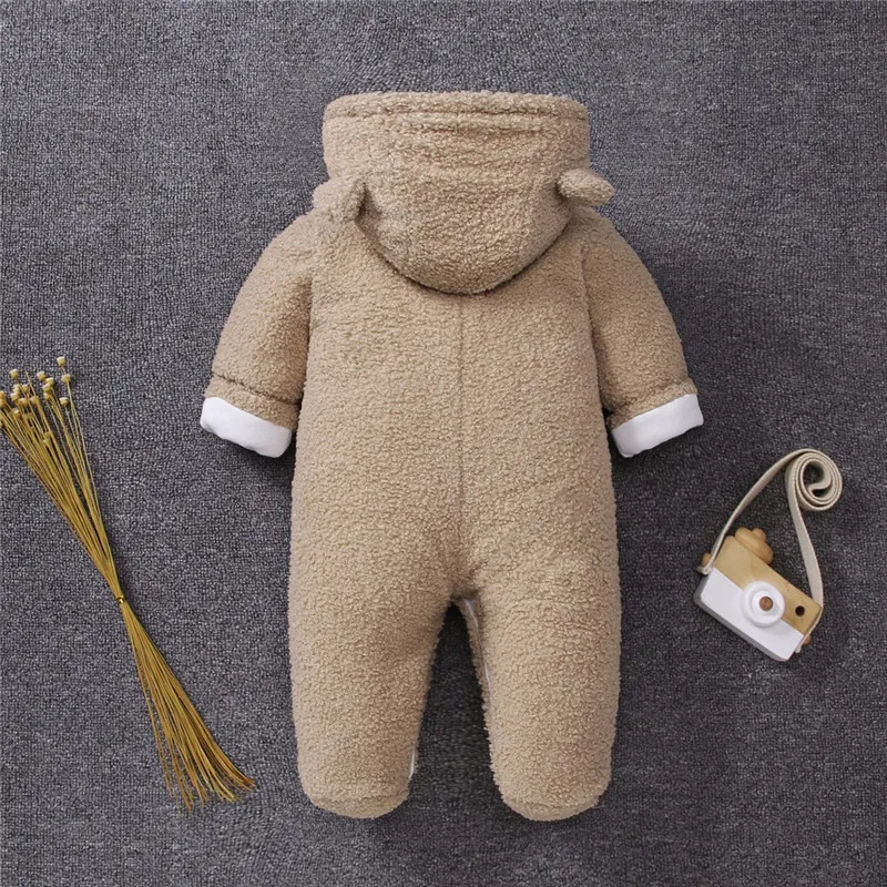 baby clothes Infant Baby Girls Boys Bear Winter Zip Thick Snowsuit Hoodie Coat Jumpsuit Winter warm clothing romper #4S03 (16)