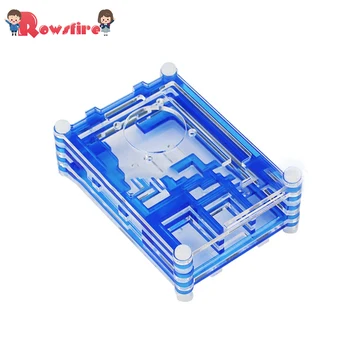 

9 Layers Acrylic Shell Protective Cover With Fan For Raspberry Pi 3B+/3B/2B - Blue