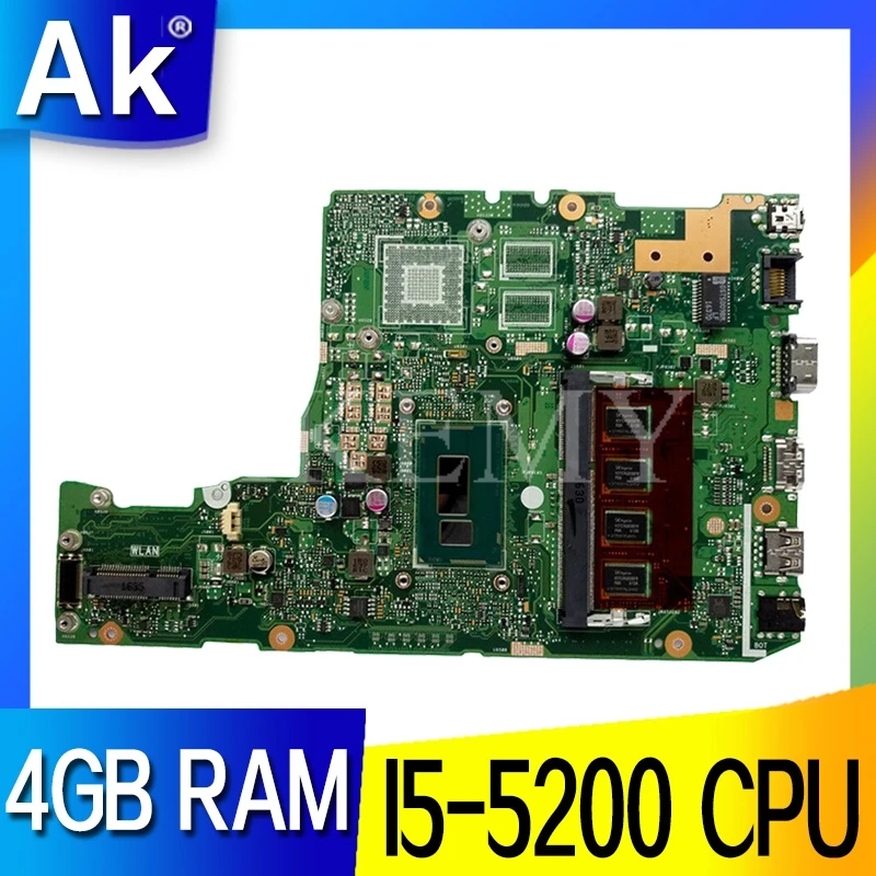 X302LA Main_bd. _ 4G/I5-5200U/Als V2g I5-5200U 4 Gb Ram Gt920m 2G Moederbord Voor Asus X302l X302la x302lj Laptop Moederbord X302LA Main_bd. _ 4G/I5-5200U/Als V2g I5-5200U 4 Gb Ram Gt920m 2G Moederbord Voor Asus X302l X302la x302lj Laptop Moederbord