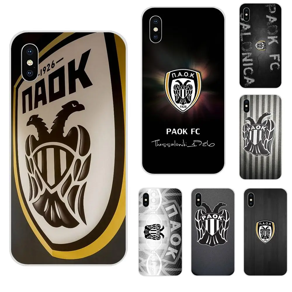 Для Xiaomi Mi3 Mi4 Mi4C Mi4i Mi5 Mi 5S 5X 6 6X 8 SE Pro Lite A1 Max Mix 2 Note 3 4 мягкие чехлы Capa Paok Fc Thessaloniki |