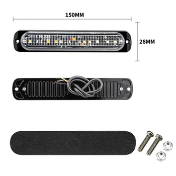 

Hazard Car Lights Warning Flash Strobe Light Lamp DC12V-24V High Quality