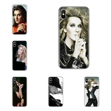 Canadá cantante Celine Dion estrella funda de piel suave para Huawei G7 G8 P7 P8 P9 Lite Honor 4C 5X 5C 6X Mate 7 8 9 Y3 Y5 Y6 II 2 Pro 2017