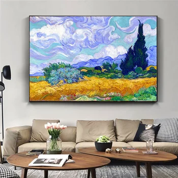 

Van Gogh Abstract flower Landscape Canvas Poster Famous Classic Wall Art Print Decorative Picture Modern Living Room Decor