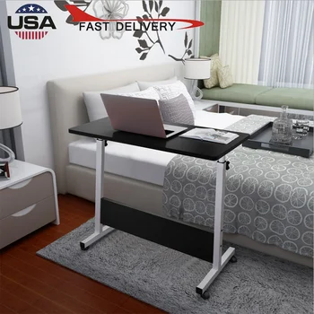 

New Aluminum Alloy Foldable Adjustable Folding Laptop Computer Desk Tablet Table Stand Lifting Plate Tray Support 80cm*40cm