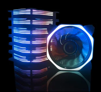 

Symphony RGB streamer fan chassis 12CM cooling fan multi-mode color changing aurora fan