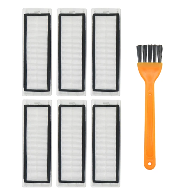 HEPA Filter + Side Brush + Main Brush for Xiaomi MI Robot Vacuum 2 Roborock S50 S51 Vacuum Cleaner Parts Accessories Dark Khaki