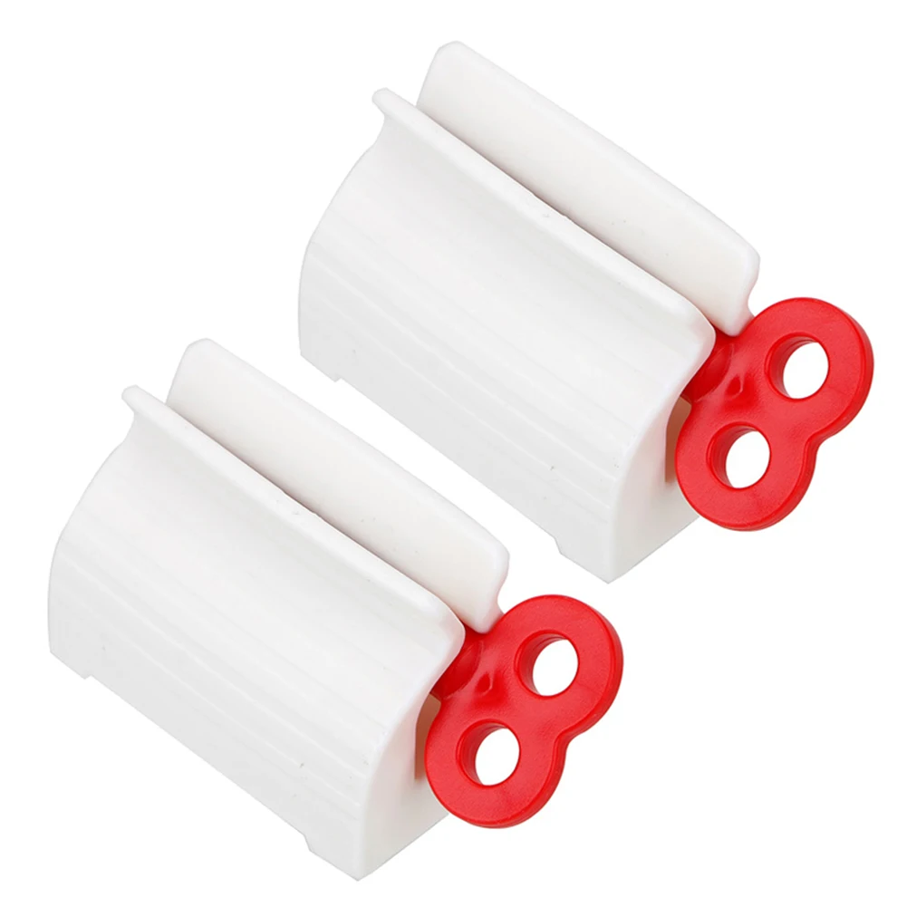 red 2 pcs Novel Rolling Tube соковыжималка для зубной пасты, очищающее средство для лица, держатель, Диспенсер - Цвет: red 2 pcs