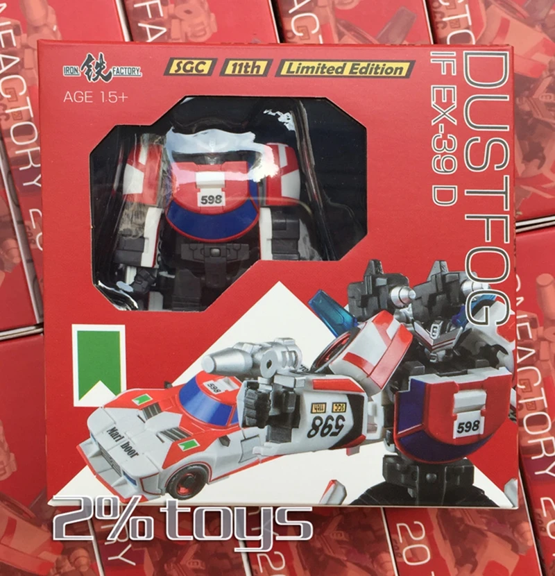 New Iron Factory Transformers IF EX-39D Dustfog Exhaust Figure In Stock 