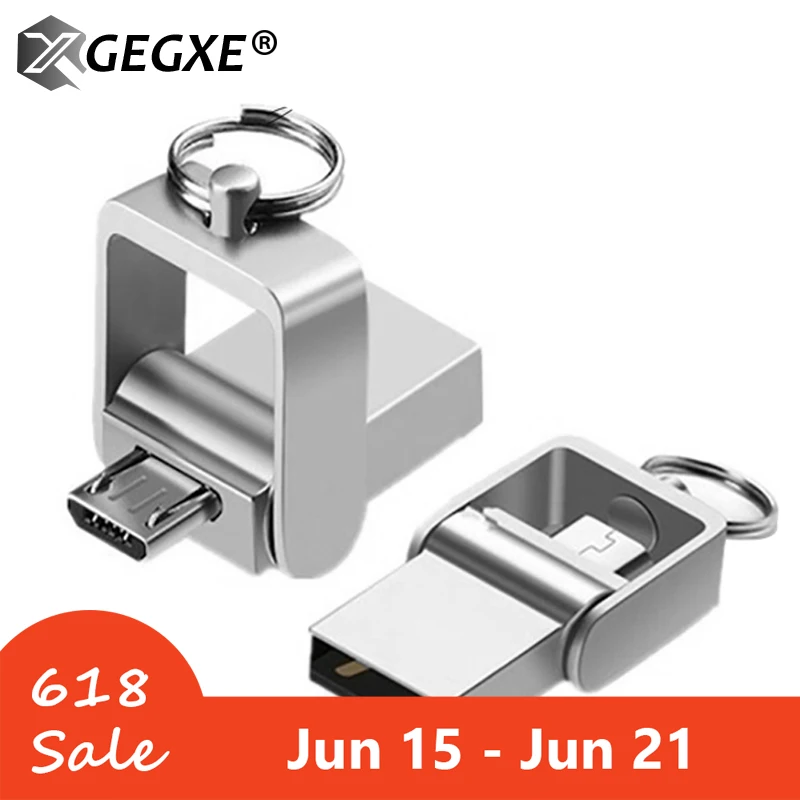 USB флеш-накопитель OTG 8 ГБ 16 32 64 3 0 переносной накопитель складная флешка