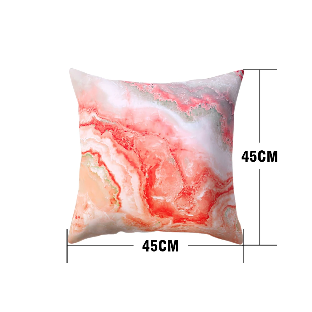 Colorful Pillow Case Super Soft Throw Bed Cover Protector Micro Fiber Peach Home Bolster Pillowslip