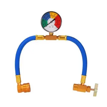 

R134A refrigerant air conditioning inflatable hose with Gauge 1/2 Thread for American and Europe Air Conditioning Installation