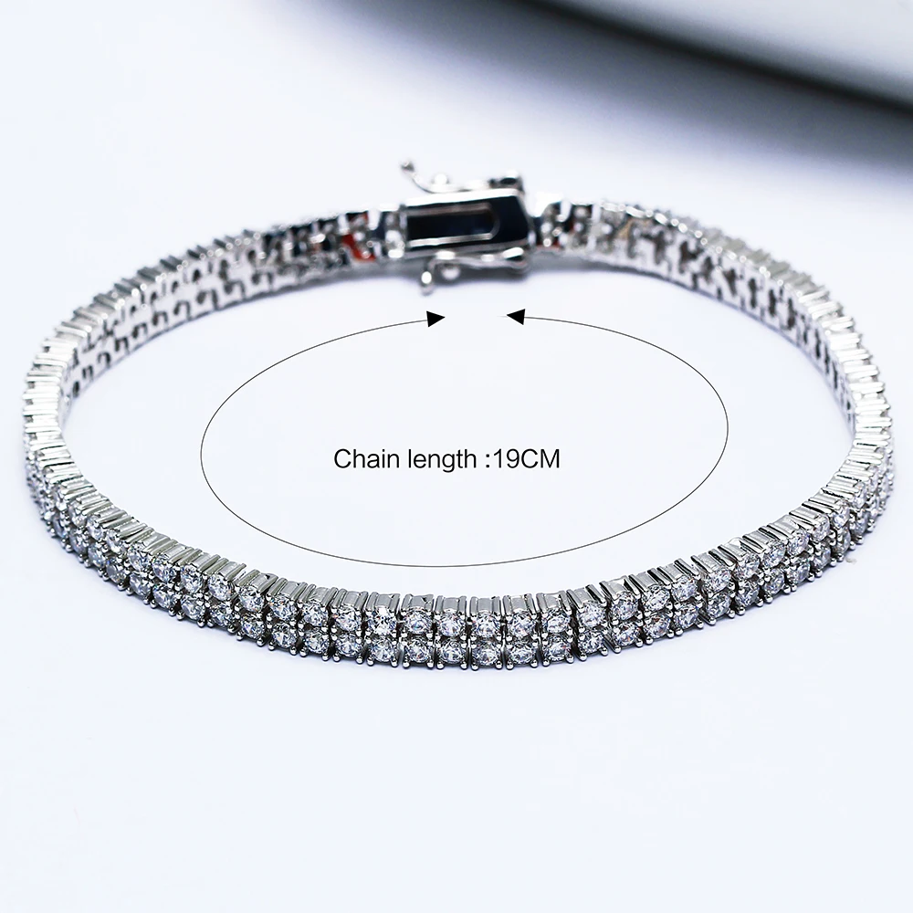 2 lines diamond bracelet (7)