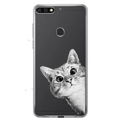 Чехол Fundas для huawei Y6 Prime ATU-L31 ATU-L42 резиновый защитный чехол с рисунком для huawei Y6 Prime - Цвет: B3