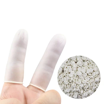 

Insulation 800Pcs Latex Finger Rubber Finger Protector Cover Cap Fingertip Guard Anti-skid Set Finger Protect BBQ Kitchen Gloves