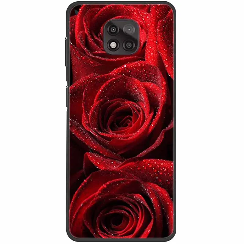 Butterfly Silicone Soft Phone Cover and Protector for Moto G Power and Play