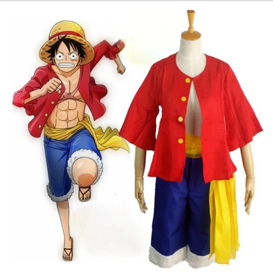 日本の猿 韓国のアニメ ルフィ コスチュームセット コートパンツ 直送 卸売 Anime Costumes Aliexpress