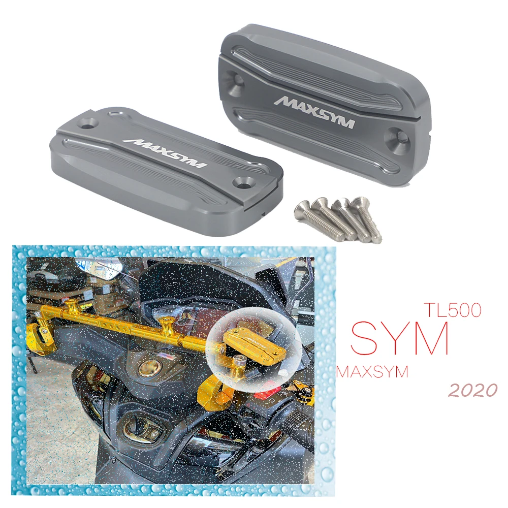 

2020 Для SYM MAXSYM TL 500 Maxsym TL500 Крышка Резервуара тормозной муфты передней тормозной муфты Крышка Резервуара аксессуары для мотоциклов