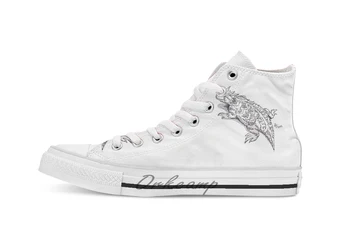 

Horned Lizard breathable Casual High Top lace-up Canvas shoes sneakers Drop shipping