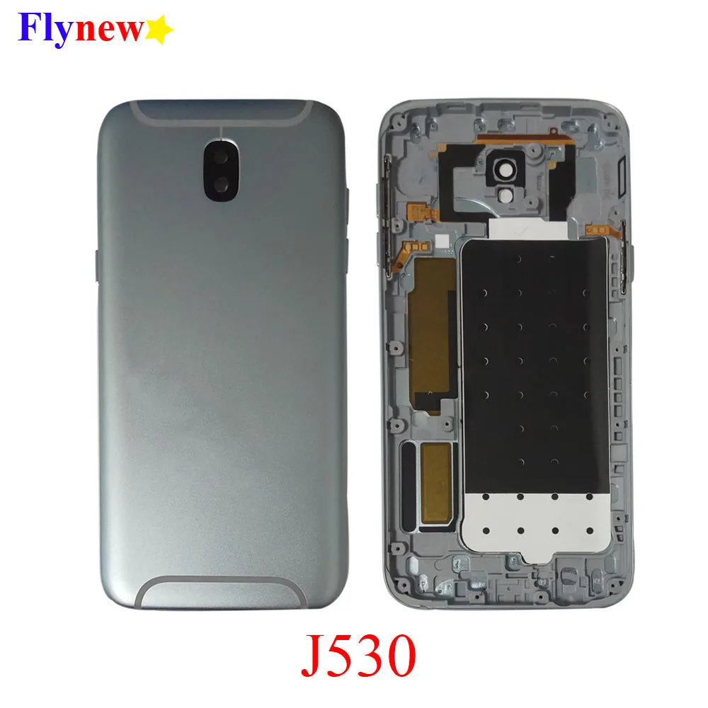 Для Samsung Galaxy J5 Pro J530 J530F SM-J530F J530FM Корпус Передняя средняя рама батарея задняя крышка Корпус задняя рамка дверь