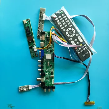 

For LP171WP4(TL)(N1) 1440X900 1 lamps panel TV driver DVB-T2 HDMI VGA USB AV RF DVB-T DVB-C LCD Controller Board