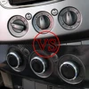 3pcs per set Aluminum Alloy Car Styling Air Conditioning Knob AC Knob Heat Control Switch Button Knob For Ford Focus MK2 MK3 ► Photo 2/6