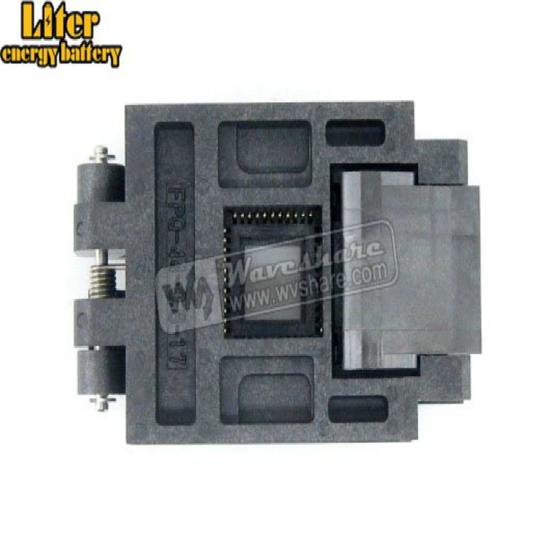 QFP44 TQFP44 FQFP44 PQFP44 FPQ-44-0.8-17 Enplas IC тестовый разъем программирующий адаптер 0,8 мм шаг