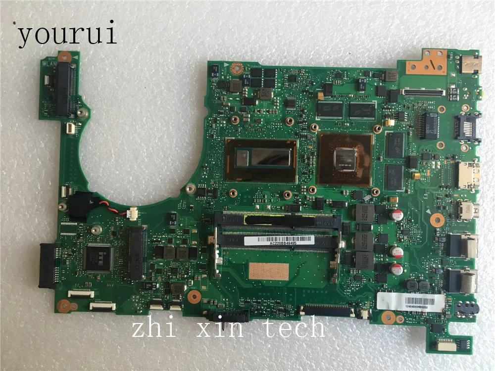 Yourui для ASUS N550LF laptopматеринская плата REV 2,0 с i7-4500HQ cpu DDR3 полностью протестирована