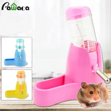 125 мл ПЭТ бутылка для воды для собак хомяк открытый миски для воды для питьевой посуды посуда кормушка маленькие животные авто бутылка для напитков