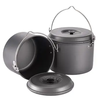 

Outdoor Camping Pot Portable Wild Cookware Set Picnic Supplies Equipment for Outing Self-Driving Camping