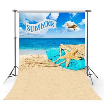 

TAIBO Vinyl Background Photography Beach and Ocean Background Seascape Photo Studio Backdrop Photocall