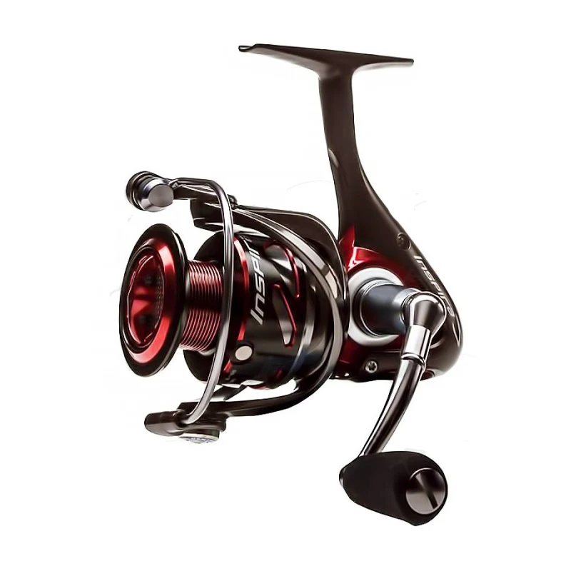Okuma Inspira Spinning Fishing Reel Carbon Frame Lightweight Red
