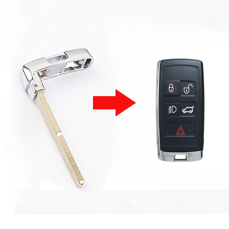 Smart Remote Key Blade Car key Blank For Land Rover Range Velar Discovery 4 Mechanical Emergency Insert (2018 year) | Автомобили и