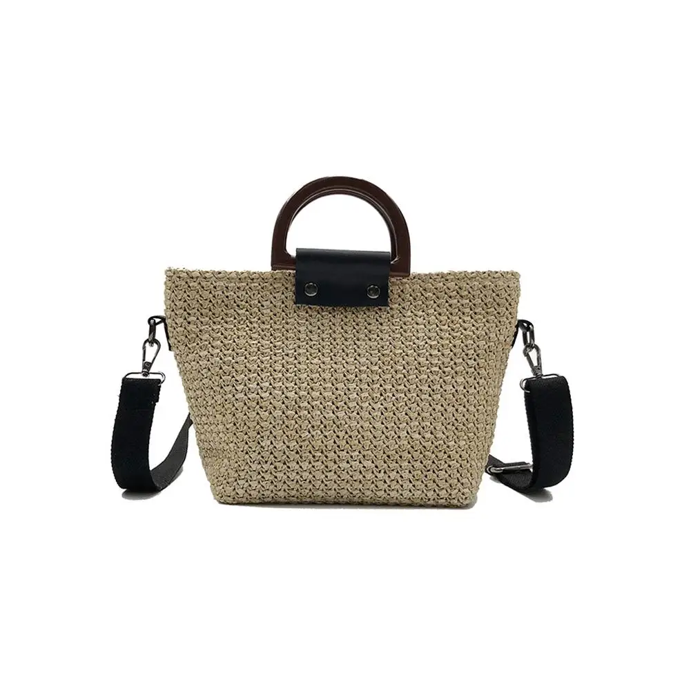

Crossbody Straw Bag Womens Rattan Woven Handbag Straw Shoulder Bag for Beach Travel