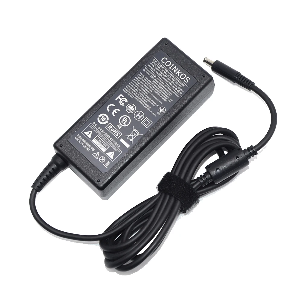 

EU US Plug 65W AC Laptop Power Adapter Charger for Dell 19.5V 3.34A Inspiron 5555 5558 5559 15SR-1528B 4.5mm Small Tip Cord