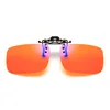 NONOR Anti 93% Blue Light Blocking Glasses Men Clip On Glass Rimless Computer Clamping Mirror Blue Ray Gaming Eyeglass UV400 5